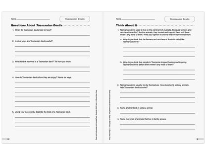 Read & Understand with Leveled Texts Workbook - Gr. 4 - US 4387