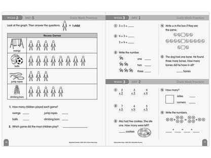 Daily Math Practice Workbook - Gr. 1 - US 3794