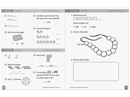 Daily Math Practice Workbook - Gr. 1 - US 3794