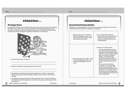 Comprehension and Critical Thinking Workbook - Gr. 6 - US 3180