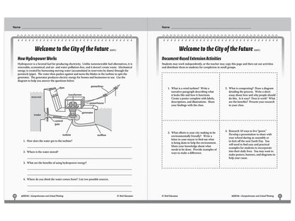 Comprehension and Critical Thinking Workbook - Gr. 6 - US 3180