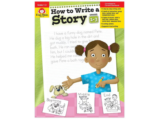 How to Write a Story Workbook - Gr. 1-3 - US 9768