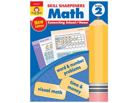 Math Skill Sharpeners Workbook - Gr. 2 - US 9049