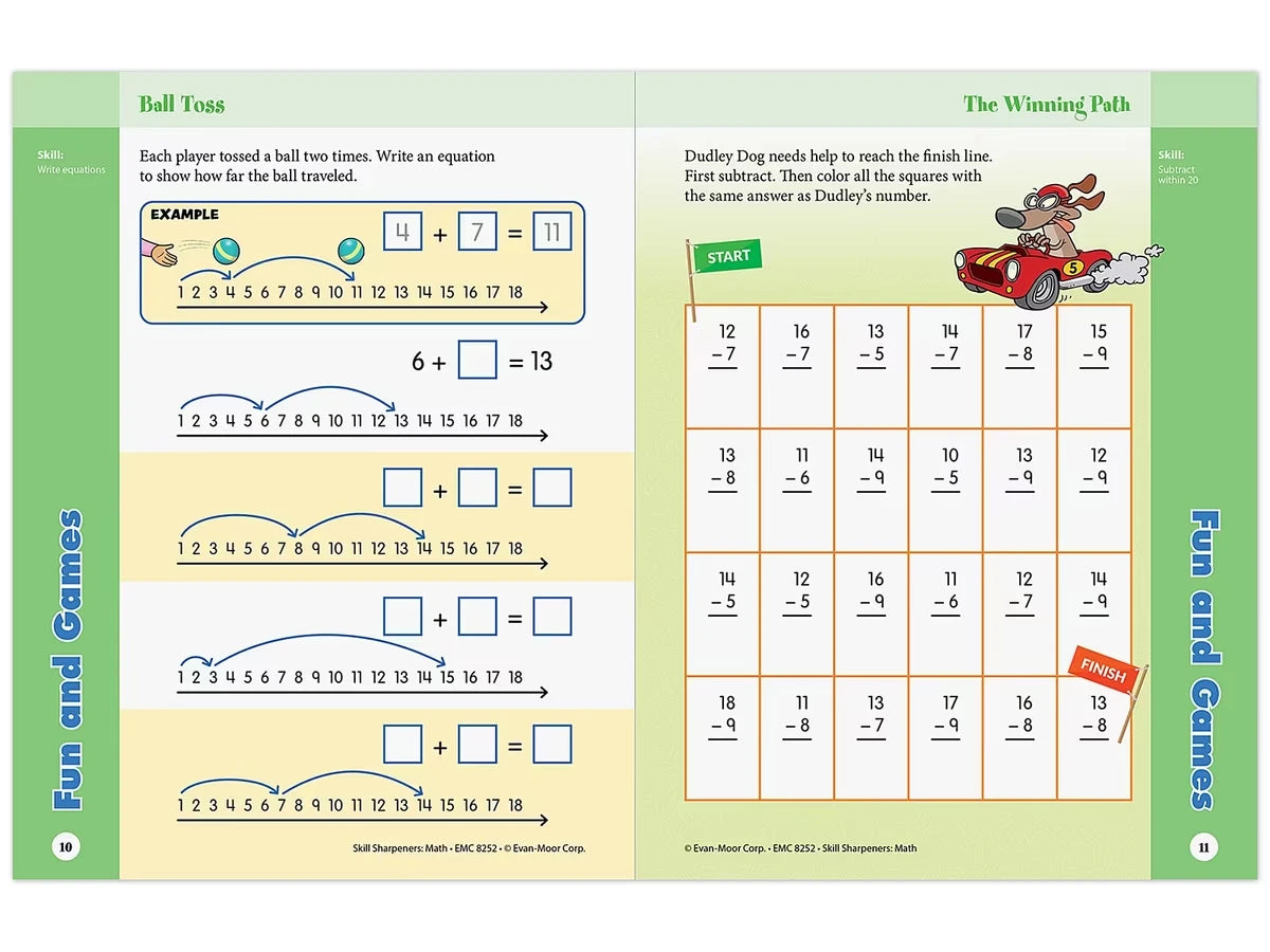 Math Skill Sharpeners Workbook - Gr. 2 - US 9049