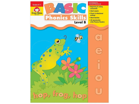 Basic Phonics Skills Workbook - K-Gr. 1 - US 7849