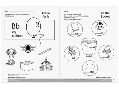 Basic Phonics Skills Workbook - K-Gr. 1 - US 7849