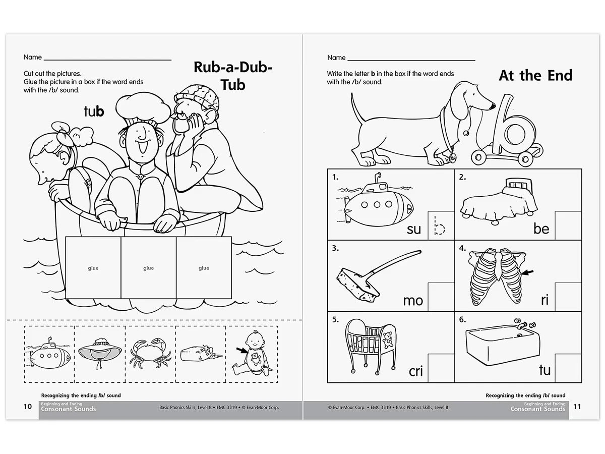 Basic Phonics Skills Workbook - K-Gr. 1 - US 7849