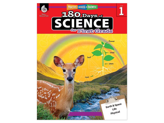 180 Days of Science Workbook - Gr. 1 - US 1830