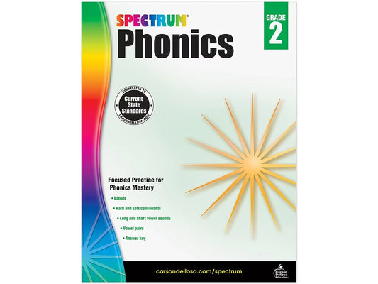 Spectrum® Phonics Workbook - Gr. 2 - US 8182