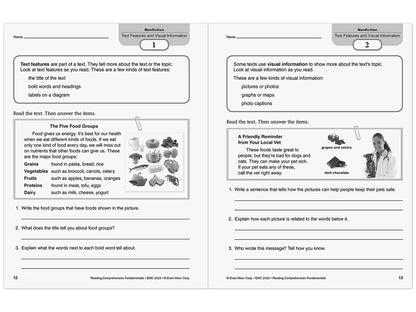 Reading Comprehension Fundamentals Workbook - Gr. 3 - US 1442