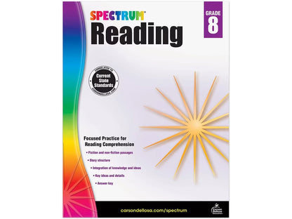 Spectrum® Reading Workbook - Gr. 8 - US 1450