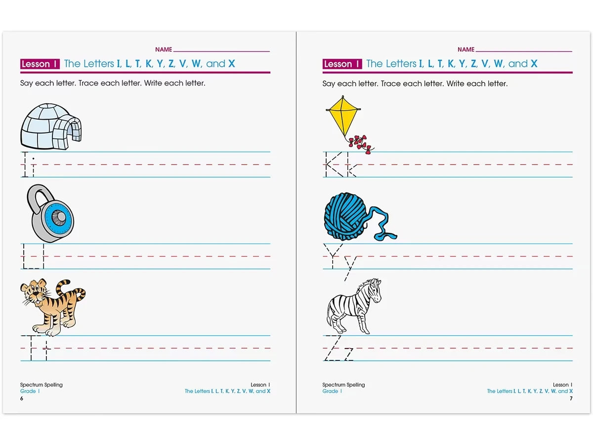 Spectrum® Spelling Workbook - Gr. 1 - US 8678