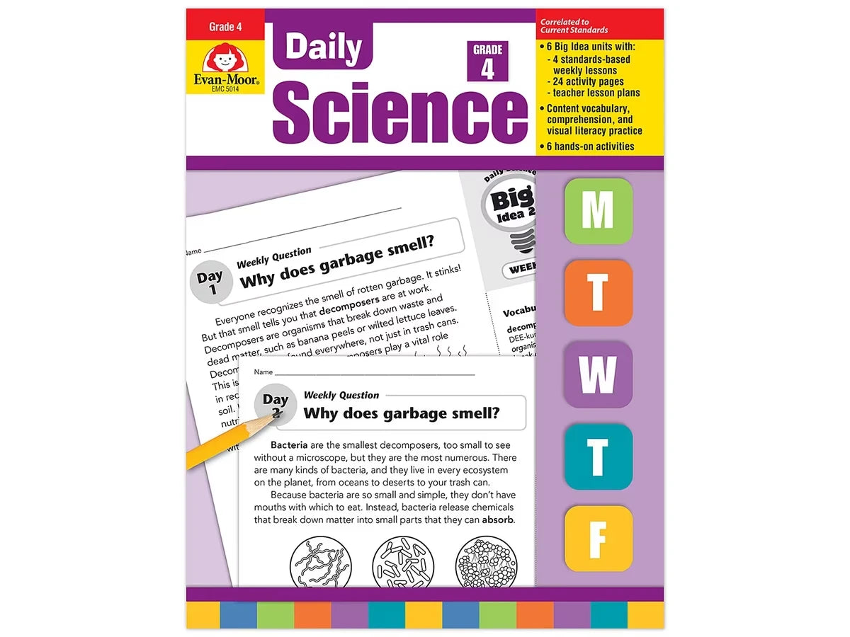 Daily Science Reproducible Activities Workbook - Gr. 4 - US 6911