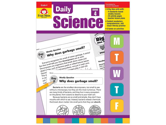 Daily Science Reproducible Activities Workbook - Gr. 4 - US 6911