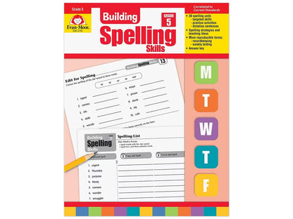 Building Spelling Skills Workbook - Gr. 5 - US 1566