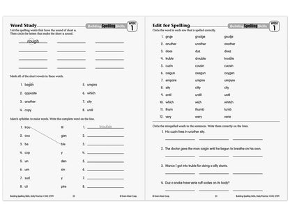 Building Spelling Skills Workbook - Gr. 5 - US 1566