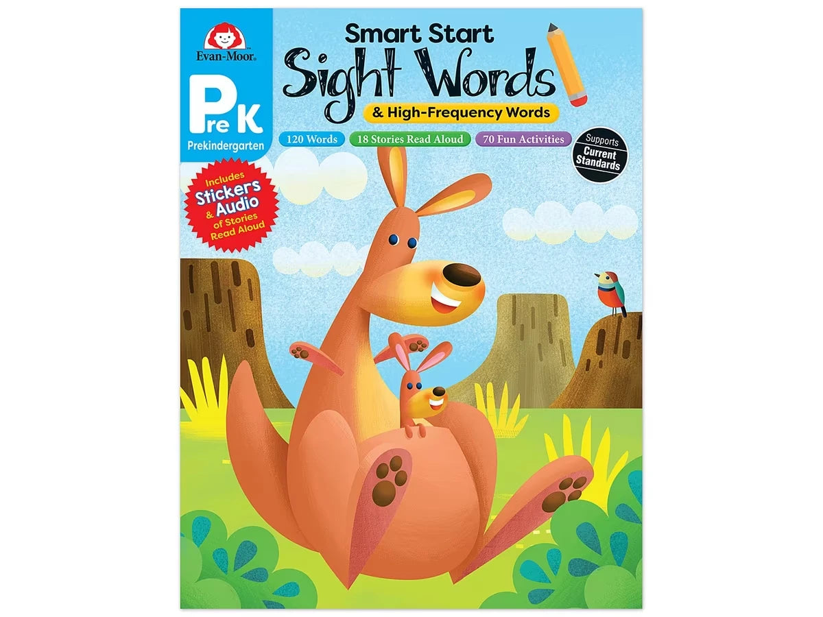Sight-Words Smart Start Workbook - Pre-K - US 9894