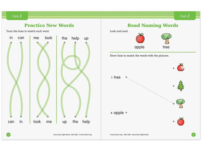 Sight-Words Smart Start Workbook - Pre-K - US 9894