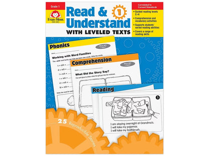 Read & Understand with Leveled Texts Workbook - Gr. 1 - US 5622