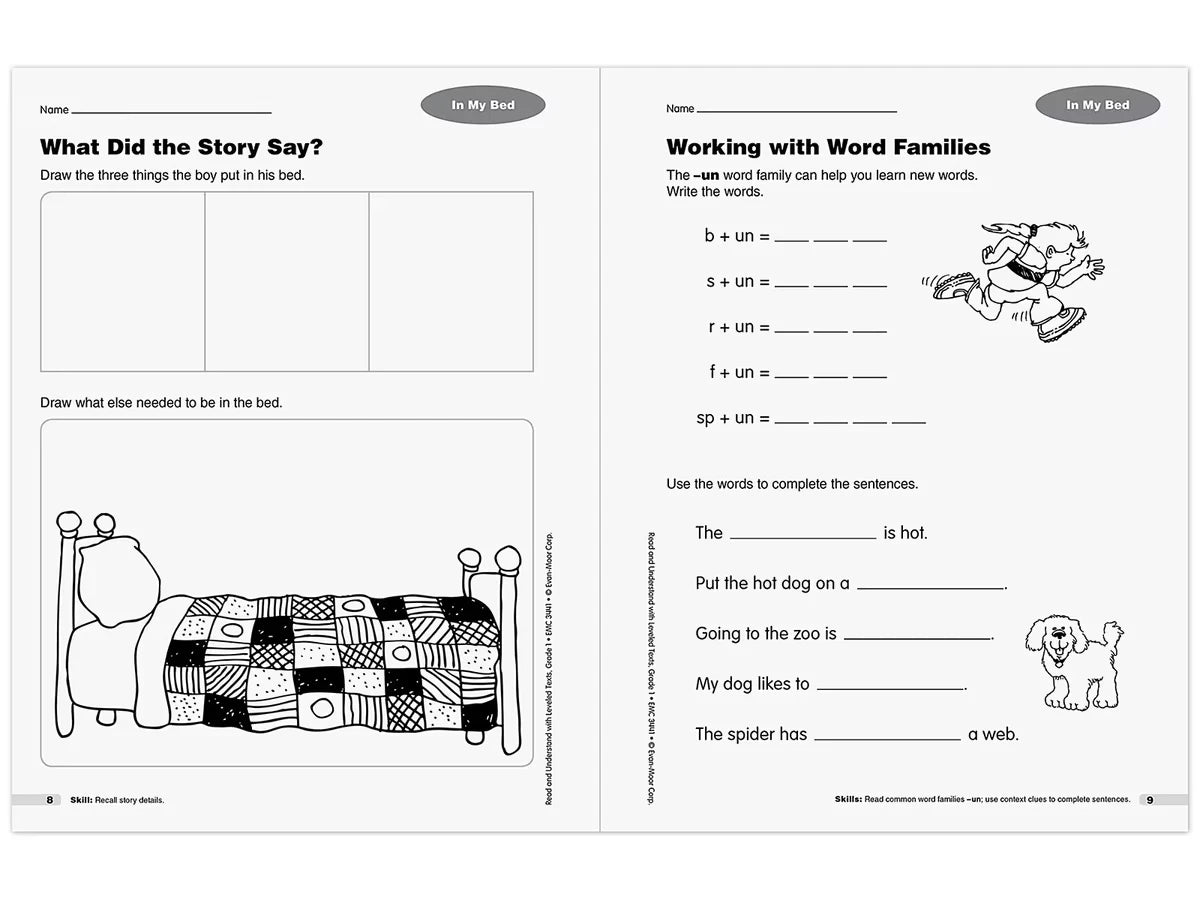 Read & Understand with Leveled Texts Workbook - Gr. 1 - US 5622