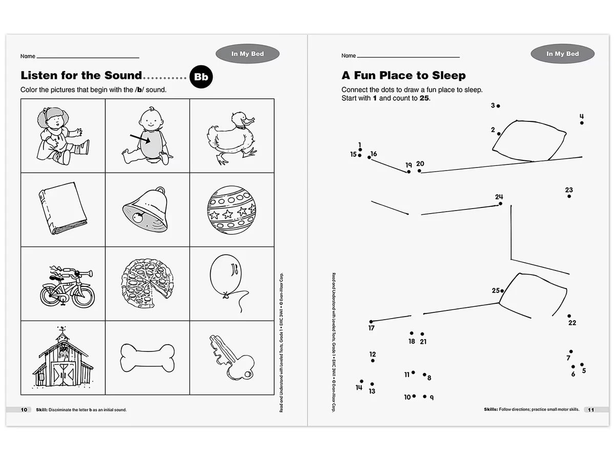 Read & Understand with Leveled Texts Workbook - Gr. 1 - US 5622