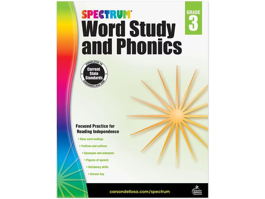 Spectrum® Phonics Workbook - Gr. 3 - US 2930