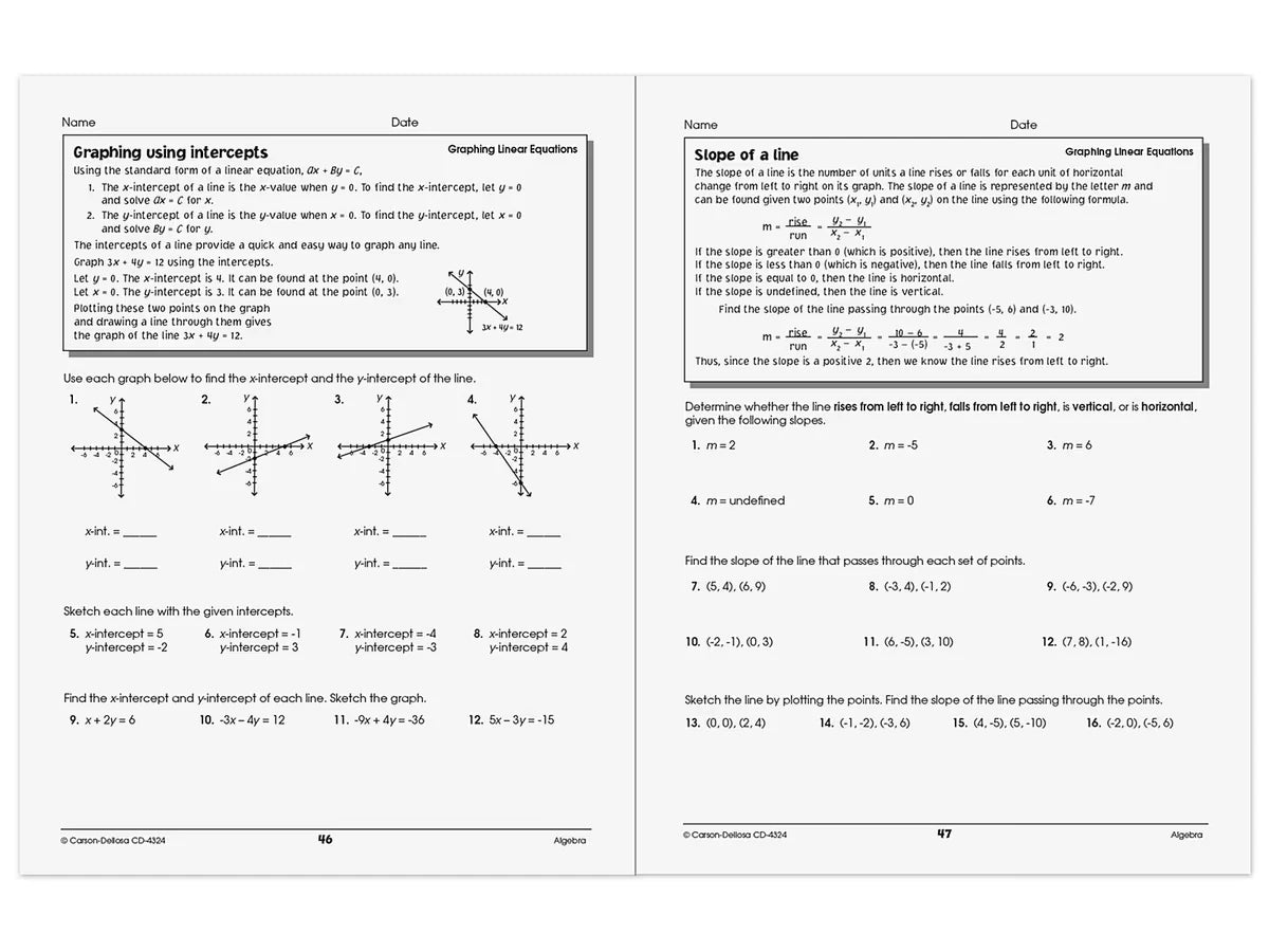 Algebra Success Workbook - US 5769