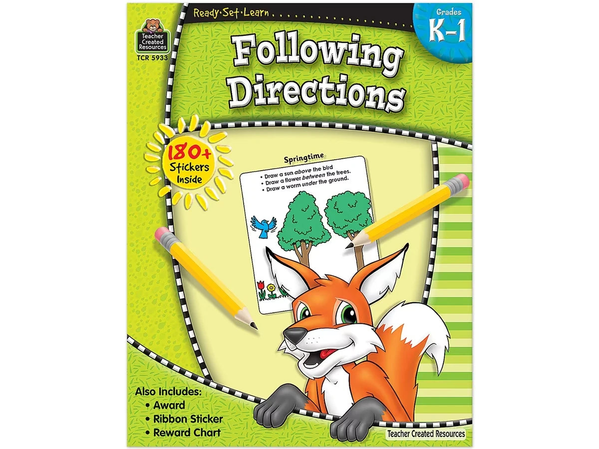 Following Directions Workbook - US 3376