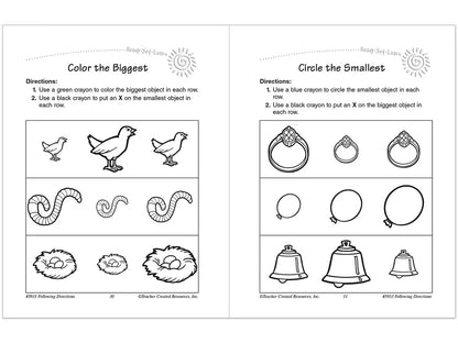 Following Directions Workbook - US 3376