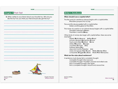 Spectrum® Writing Workbook - Gr. 1 - US 8797