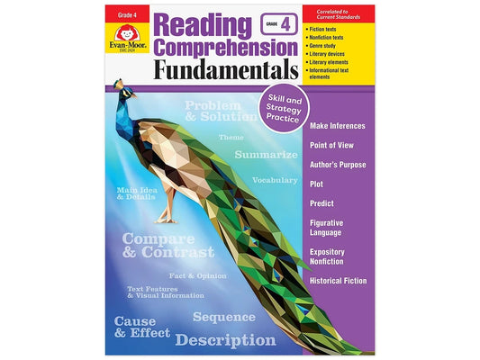 Reading Comprehension Fundamentals Workbook - Gr. 4 - US 6348