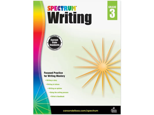Spectrum® Writing Workbook - Gr. 3 - US 7177
