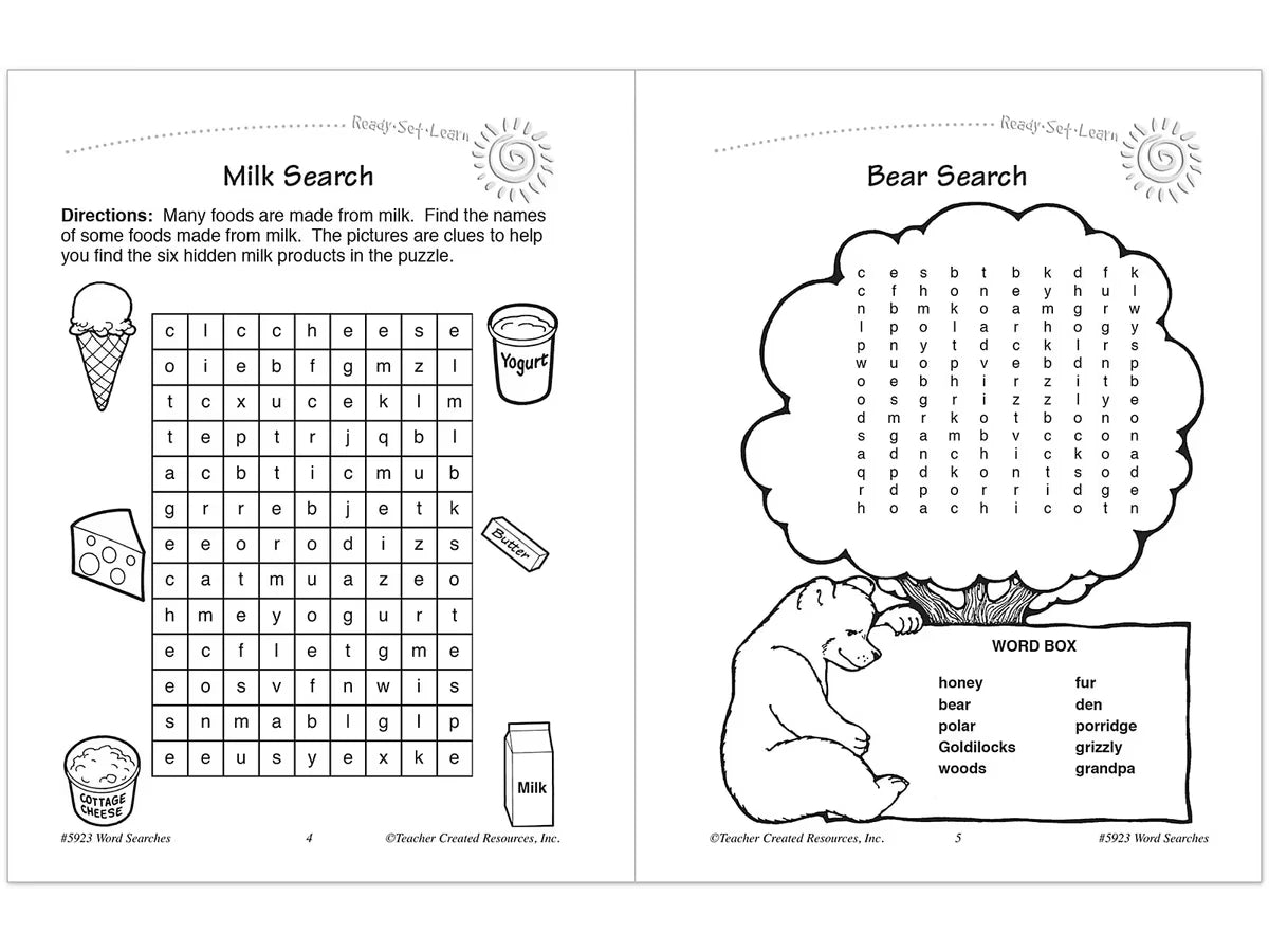 Word Searches Workbook - Gr. 3 - US 1842