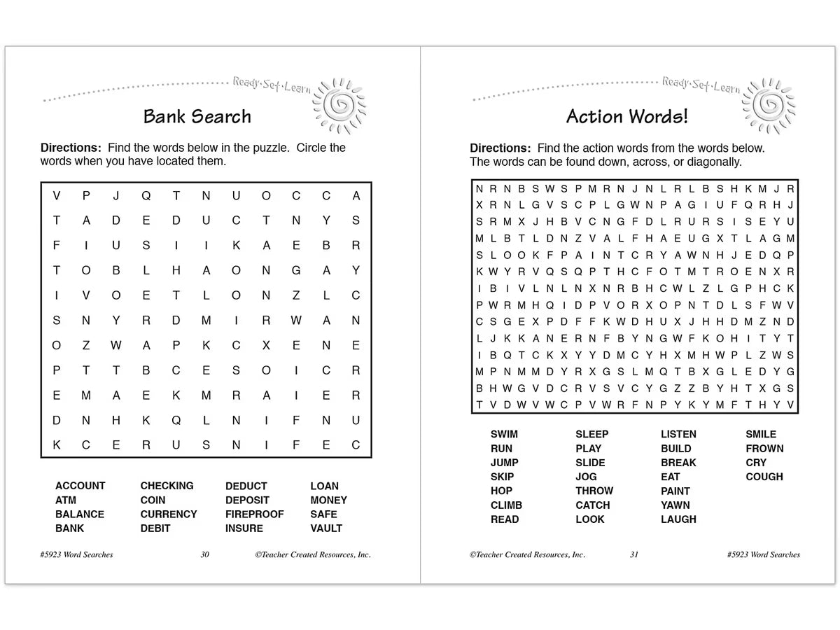 Word Searches Workbook - Gr. 3 - US 1842