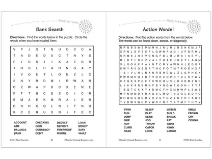 Word Searches Workbook - Gr. 3 - US 1842