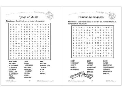 Word Searches Workbook - Gr. 3 - US 1842