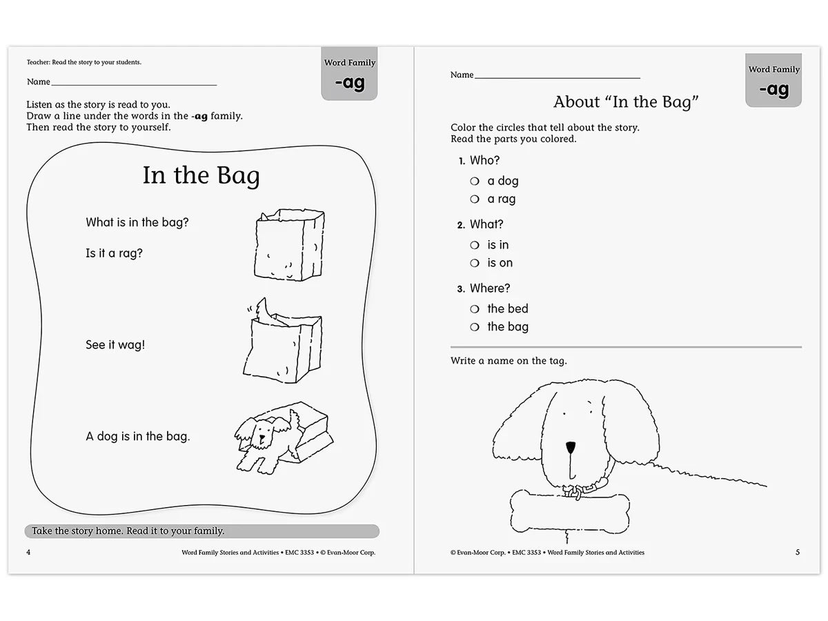 Word Family Workbook - US 6005