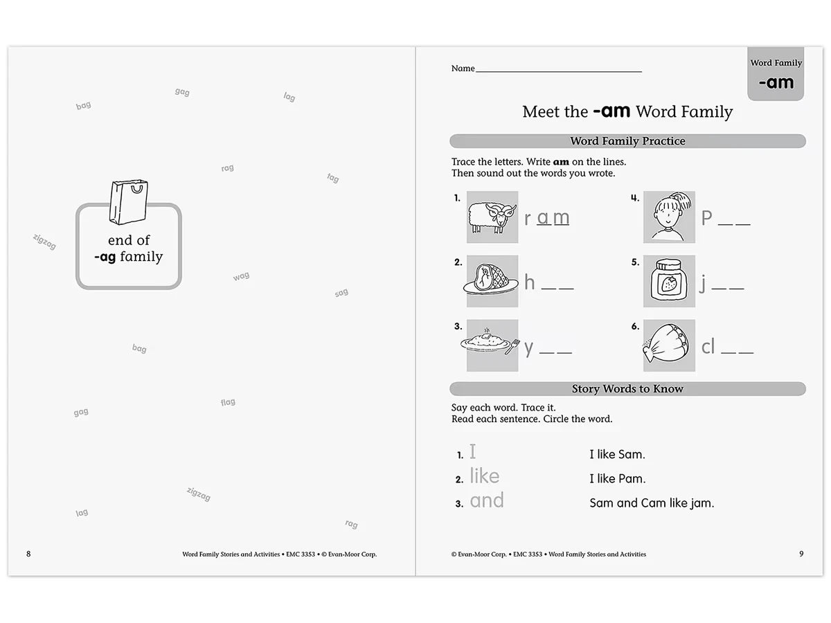 Word Family Workbook - US 6005