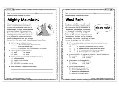 Comprehension Skills Workbook - Gr. 4 - US 8462
