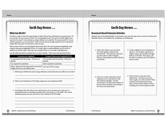 Comprehension and Critical Thinking Workbook - Gr. 5 - US 1253