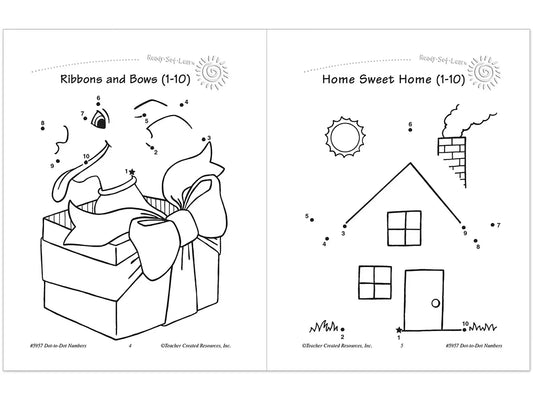 Dot-To-Dot Numbers Workbook - US 5958