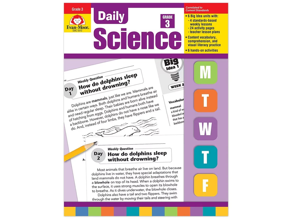 Daily Science Reproducible Activities Workbook - Gr. 3 - US 8140