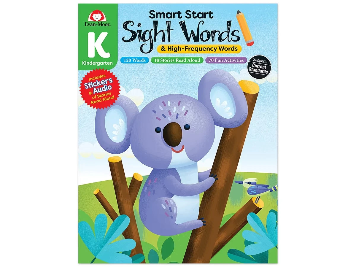 Sight-Words Smart Start Workbook - Kindergarten - US 5443