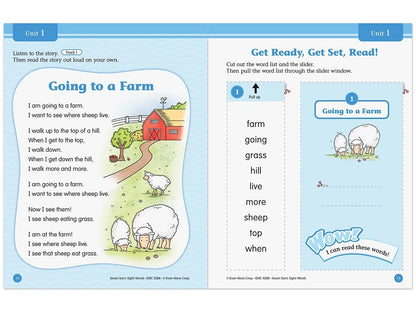 Sight-Words Smart Start Workbook - Kindergarten - US 5443
