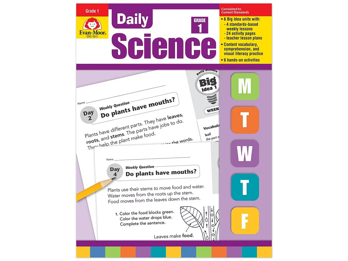 Daily Science Reproducible Activities Workbook - Gr. 1 - US 1694