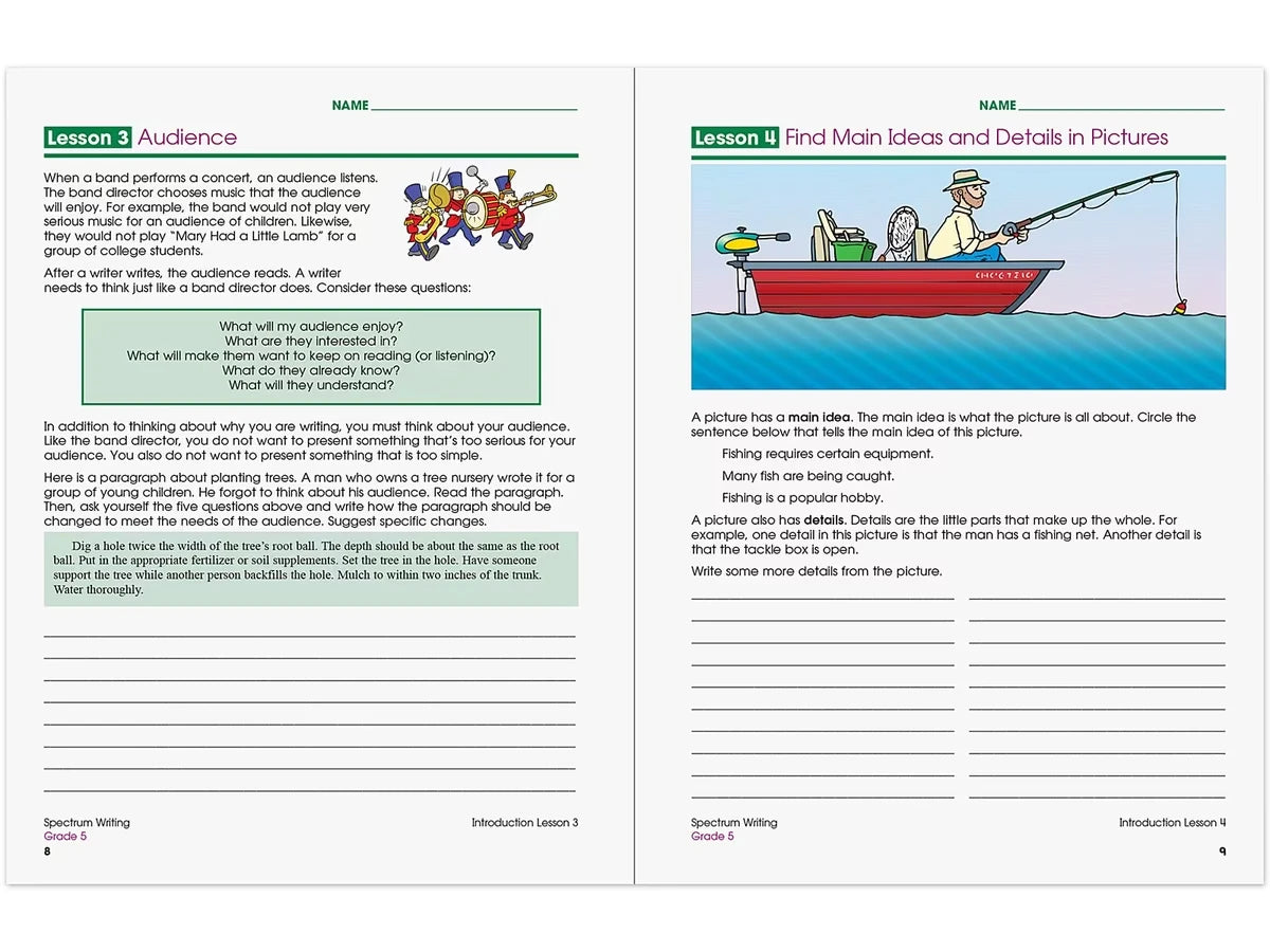 Spectrum® Writing Workbook - Gr. 5 - US 7797