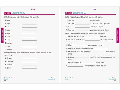 Spectrum® Spelling Workbook - Gr. 2 - US 2463