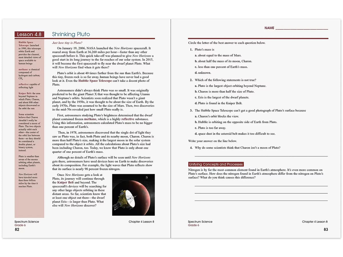 Spectrum® Science Workbook - Gr. 6 - US 6054