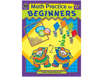 Math Practice for Beginners Workbook - US 3368