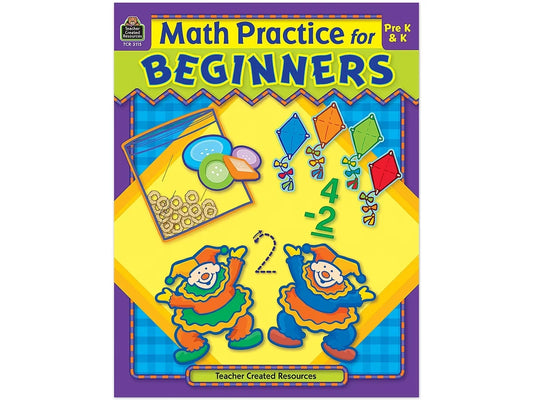 Math Practice for Beginners Workbook - US 3368